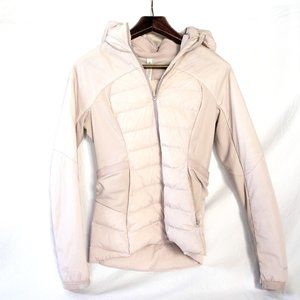 Lululemon Down For It All Running Jacket Pink Size 8